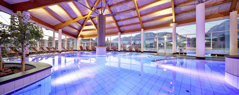 Schöner Wellness-Bereich im Hotel König Ludwig in Schwangau