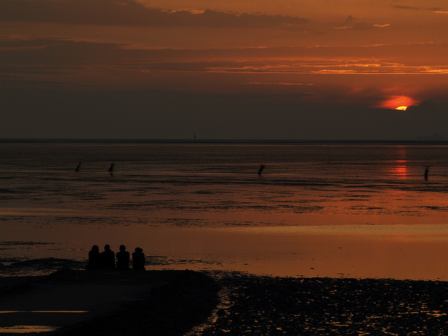 Abends in Cuxhaven