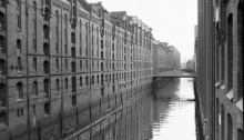 Speicherstadt in der Hansestadt Hamburg