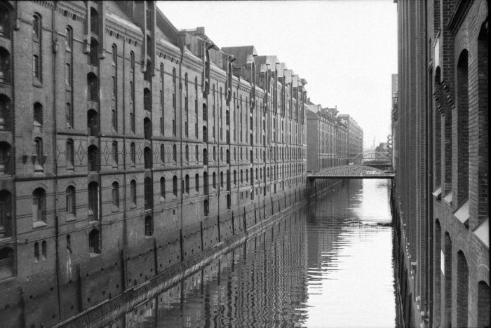 Speicherstadt in der Hansestadt Hamburg